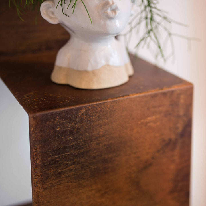 Corten Steel Bookcase SEGMENTO CORTEN 180 by C. Cangia and G. Mazzardi 12