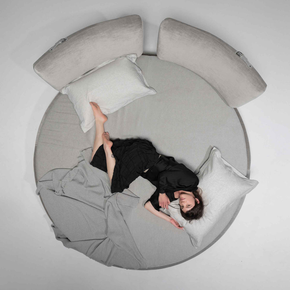 Round Bed BORDONE by MyHome Collection - Design Italy 2