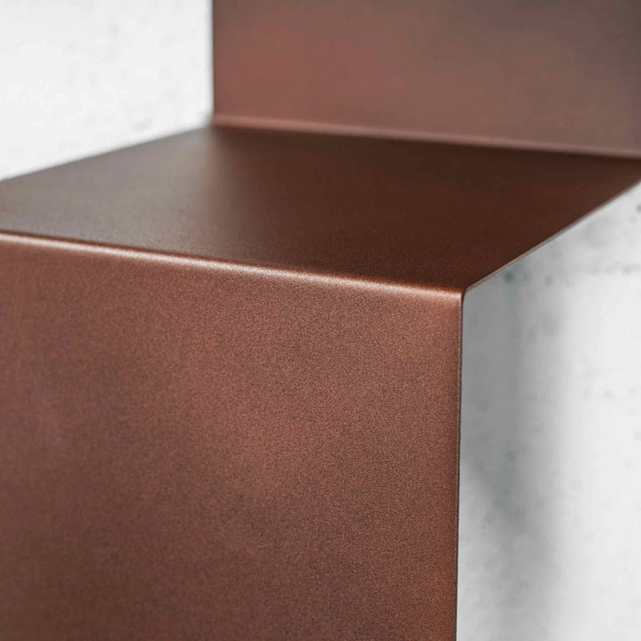 Corten Steel Bookcase SEGMENTO CORTEN 180 by C. Cangia and G. Mazzardi 03