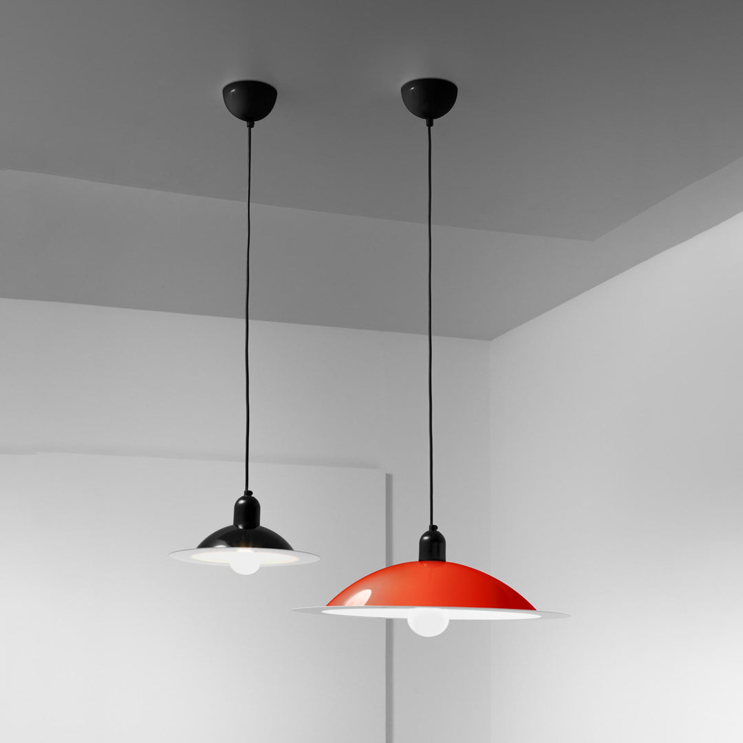 Suspension Lamp LAMPIATTA by Jonathan De Pas, Donato D’Urbino, Paolo Lomazzi for Stilnovo 01