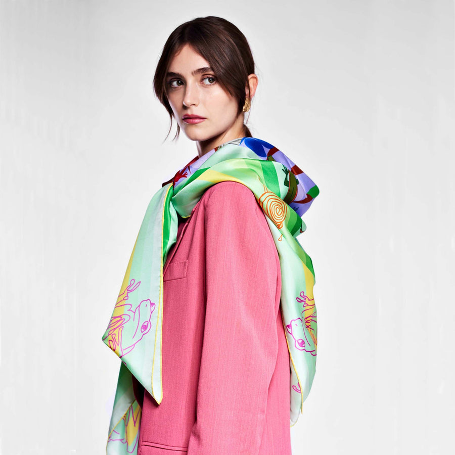 Silk Twill Foulard LO SPEZIALE by Orequo 01