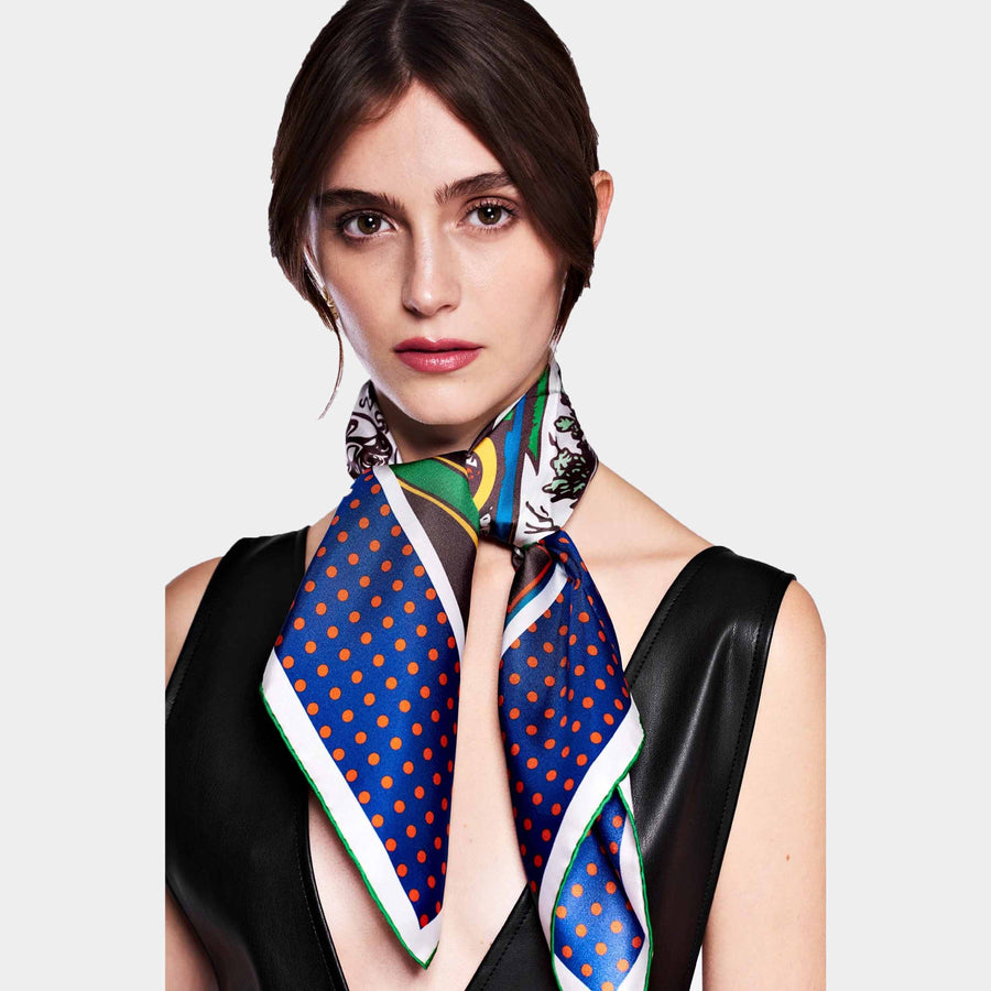 Silk Foulard MELPOMENE by Orequo 01