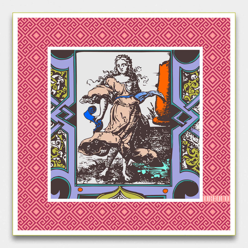 Silk Foulard CALLIOPE by Orequo 02