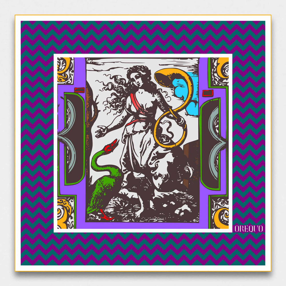 Silk Foulard CLIO by Orequo 02