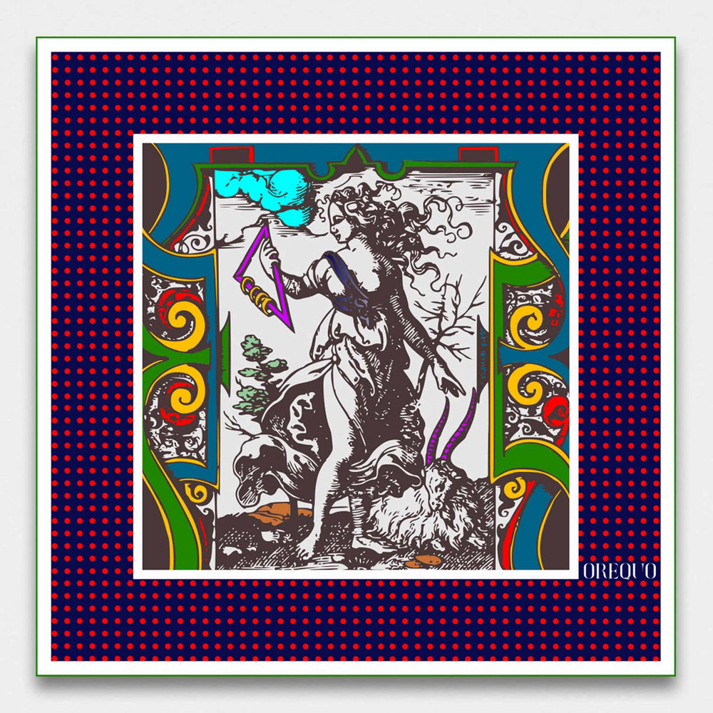 Silk Foulard MELPOMENE by Orequo 02