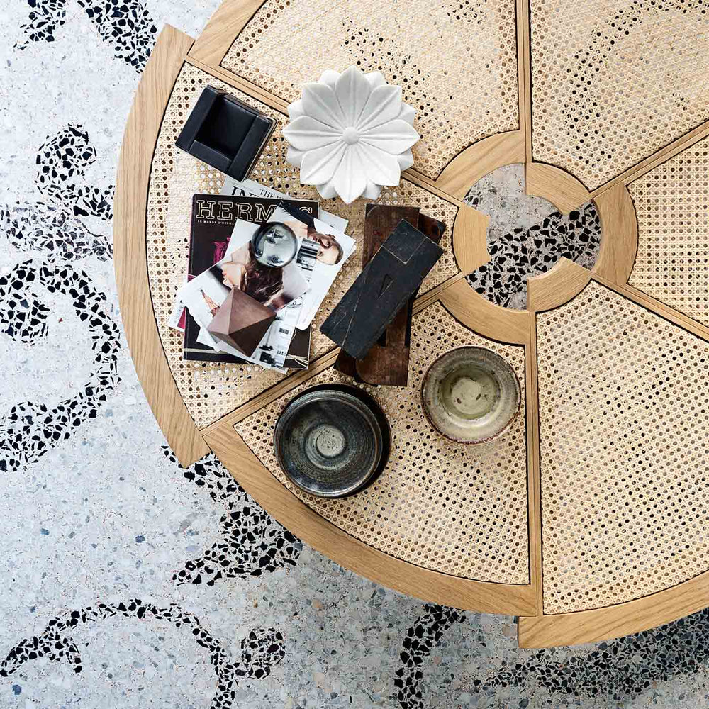 Oak Wood Coffee Table RIO, designed by Charlotte Perriand for Cassina 02