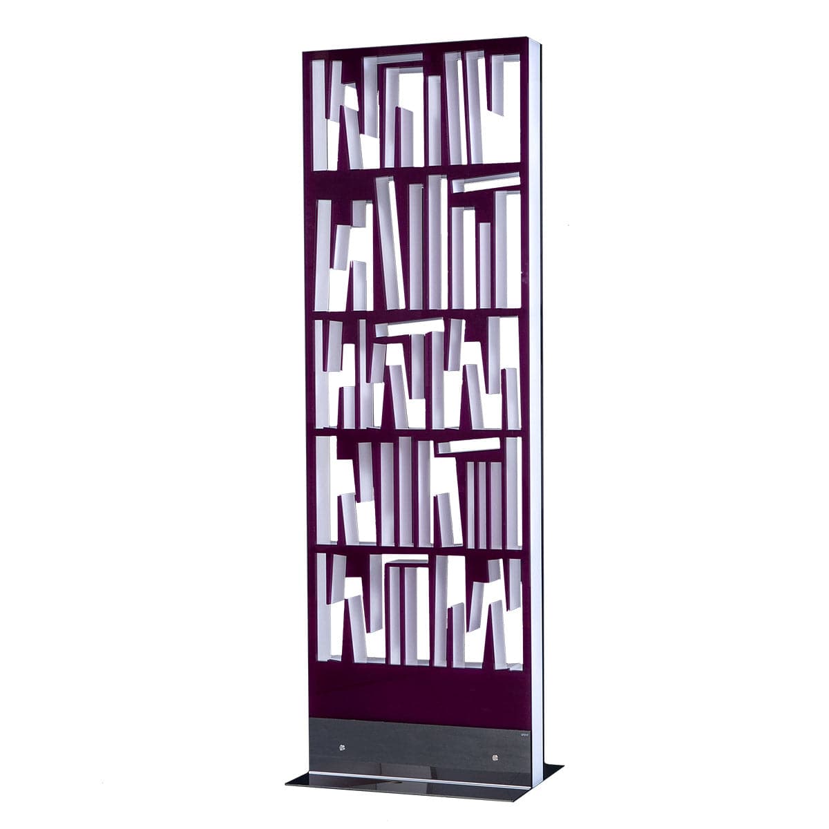 Plexiglass Purple Bookshelf BOOKSHAPE Big Limited Edition Design Italy