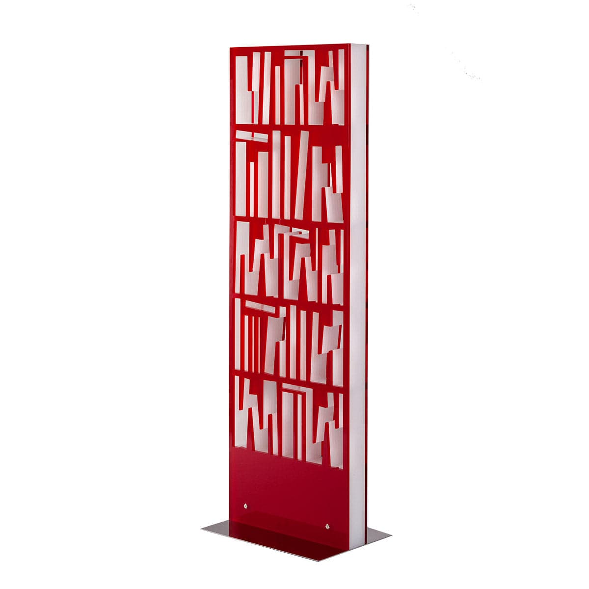 Plexiglass Red Bookshelf BOOKSHAPE Big Limited Edition Design Italy