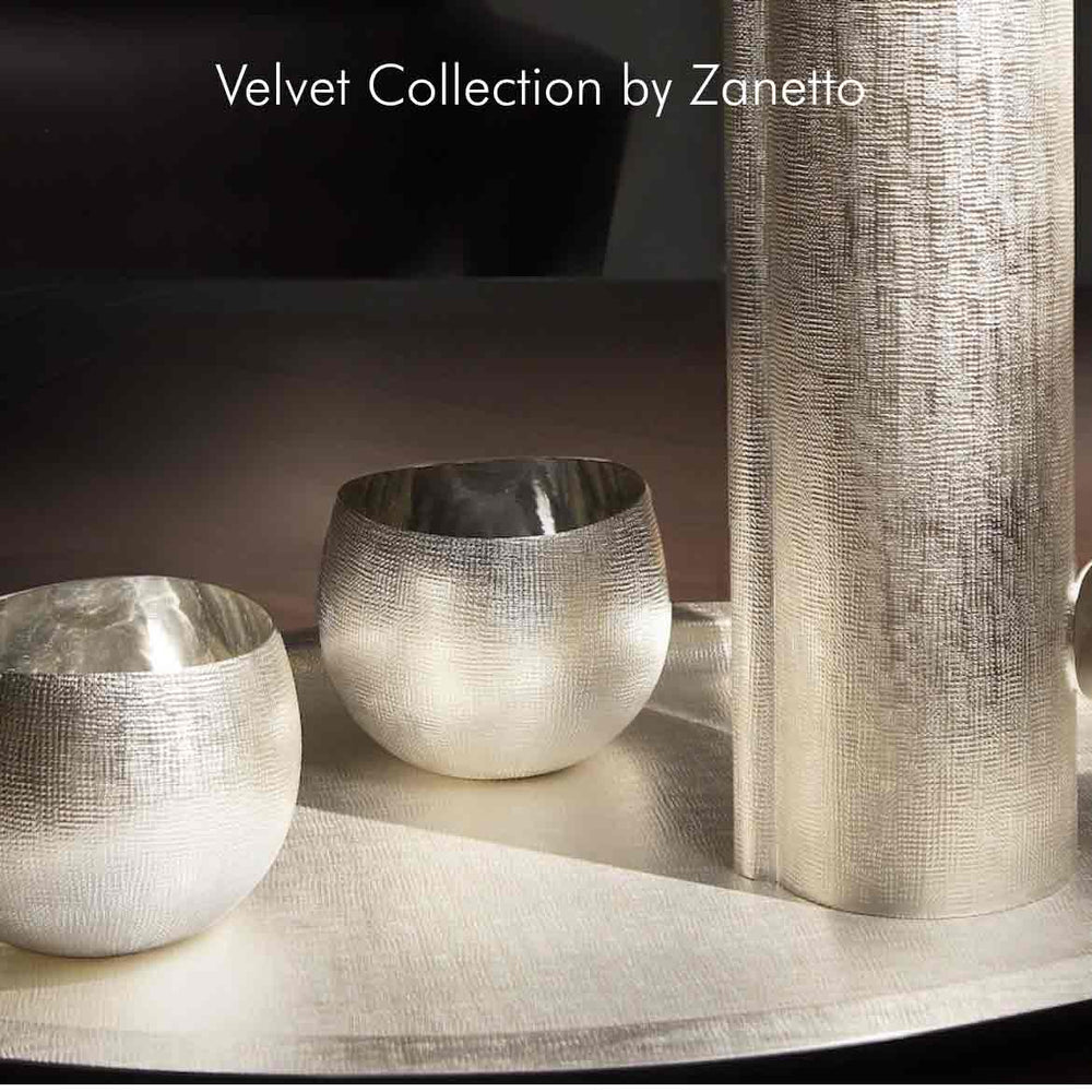 Silver Plated Oval Tray VELVET 02