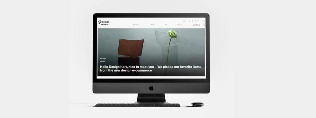 Design Wanted presents the new online e-commerce platform Design Italy