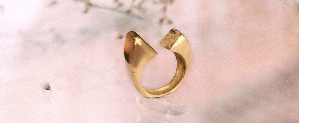 Bronze Dolomiti Ring. A contemporary jewel by Camilla Carli buy online on Design Italy