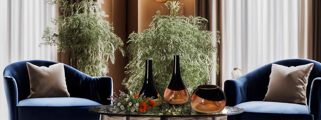 Orange-Black-vases-FORMOSI-in-Murano-glass-by-Wave-Murano-Glass