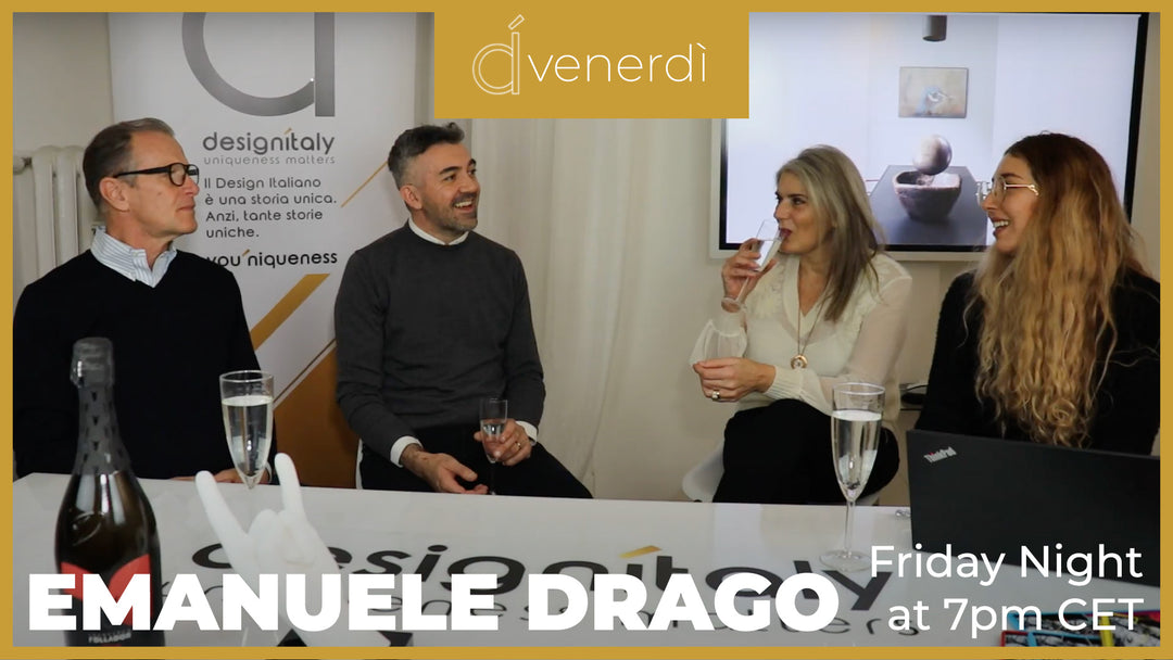 Podcast DÍ Venerdí - Meet Emanuele Drago - Eclectic Artist and Design Italy Art Director