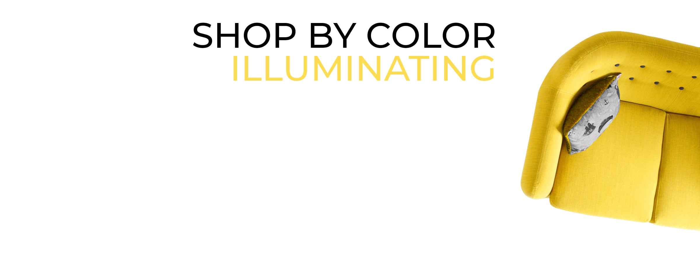 Yellow Color Shop Shop by Color: Yellow Collection | Design Italy