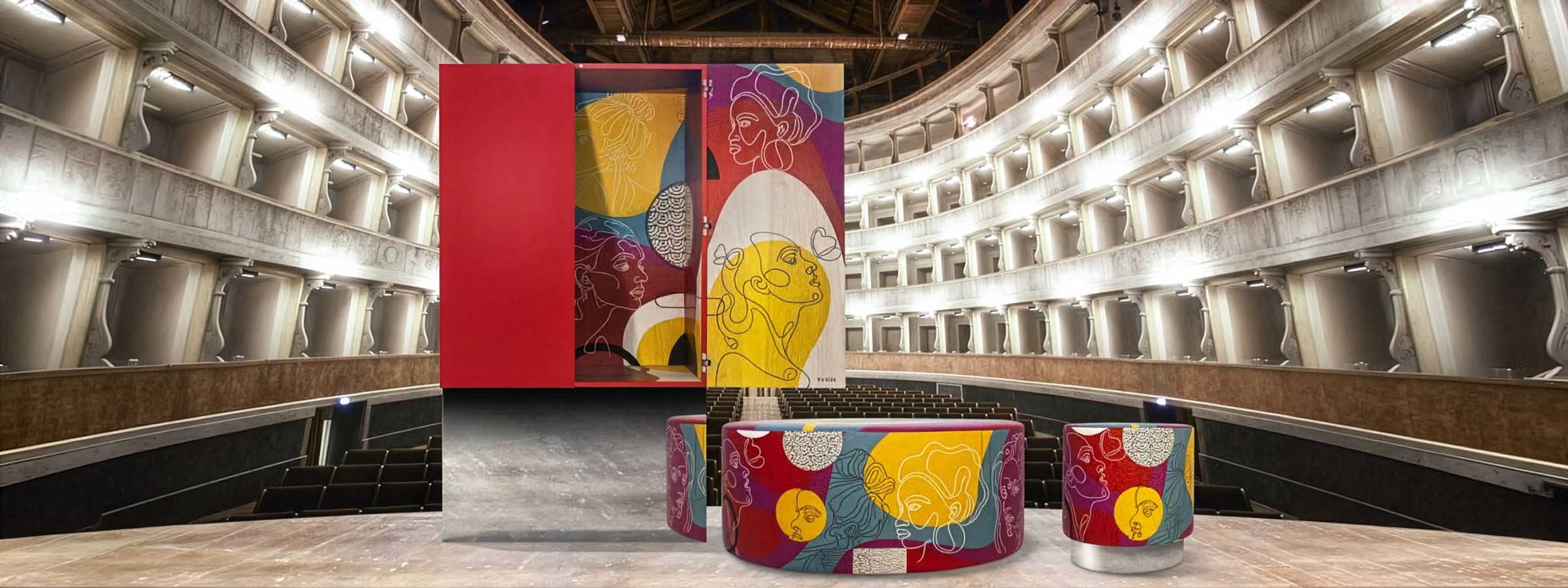 Sipario is a collection born to fight gender inequality in the art world.