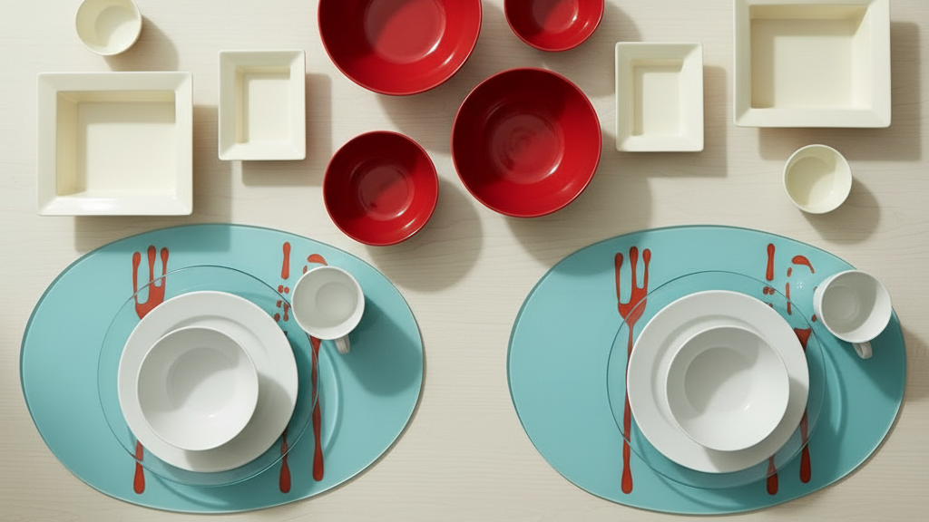 Explore the beautifully crafted Corsi Design resin placemats