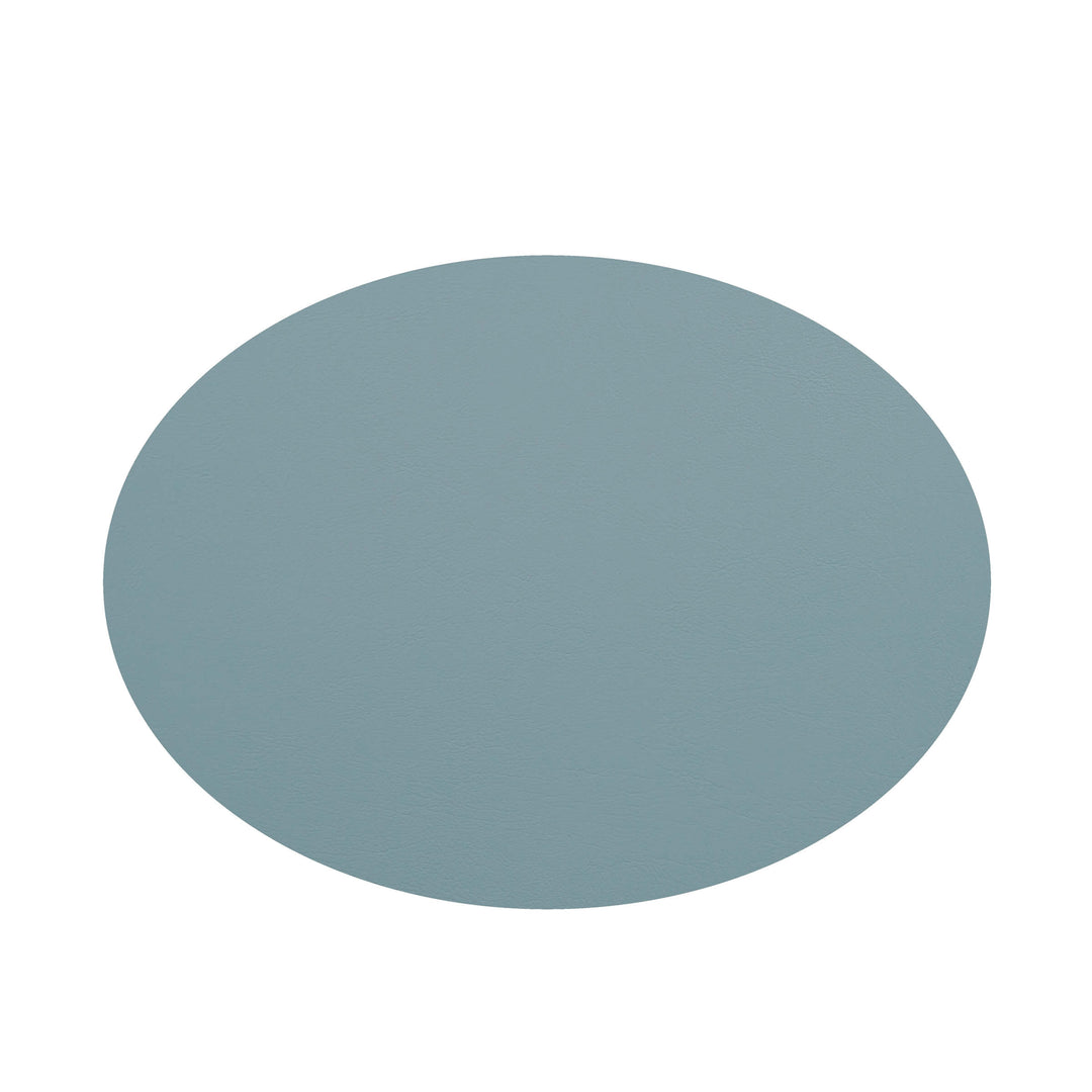 Individual ovalado de cuero y anillos para servilletas BOTTEGA por Ekaterina Borovkova para ADJ STYLE