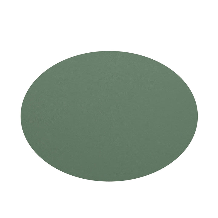 Individual ovalado de cuero y anillos para servilletas BOTTEGA por Ekaterina Borovkova para ADJ STYLE