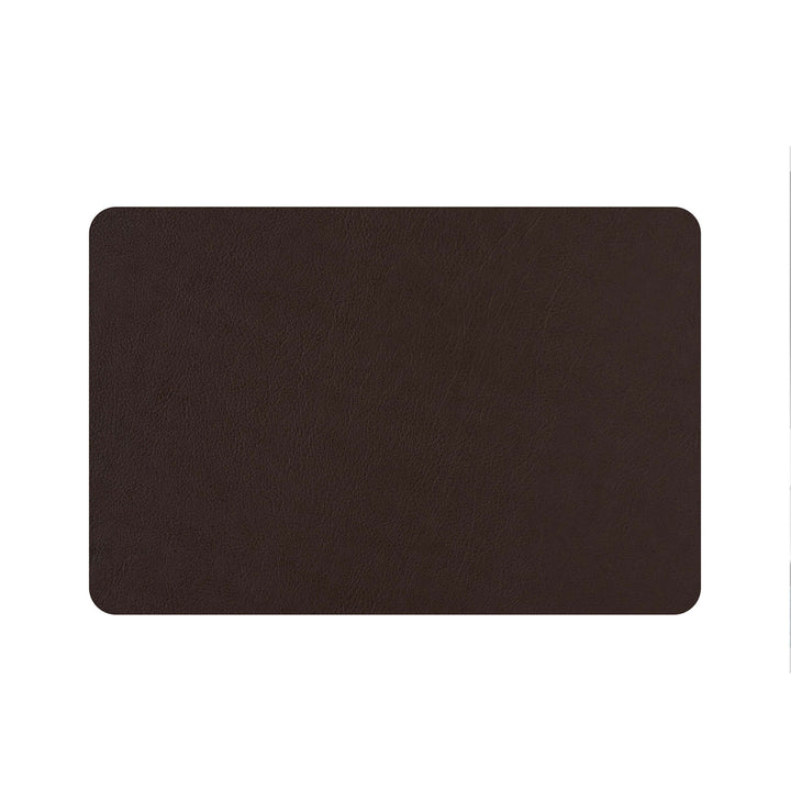 Leather Rectangular PLACEMAT & Napkin Rings BOTTEGA by Ekaterina Borovkova for ADJ STYLE