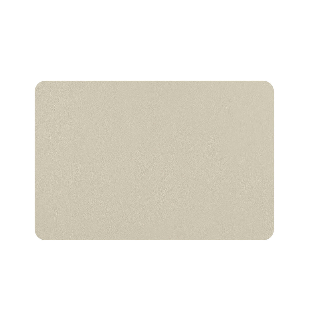 Leather Rectangular PLACEMAT & Napkin Rings BOTTEGA by Ekaterina Borovkova for ADJ STYLE