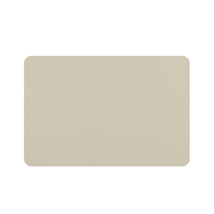 Leather Rectangular PLACEMAT & Napkin Rings BOTTEGA by Ekaterina Borovkova for ADJ STYLE