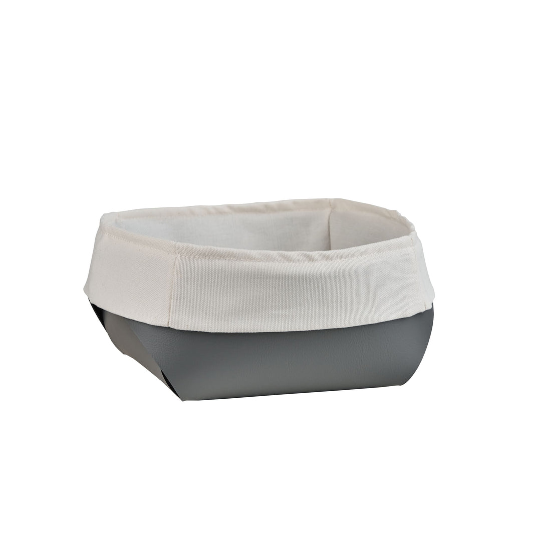 Cesto per Pane in Pelle con Sacchetto di Cotone - Set da 2 di Ekaterina Borovkova per ADJ STYLE