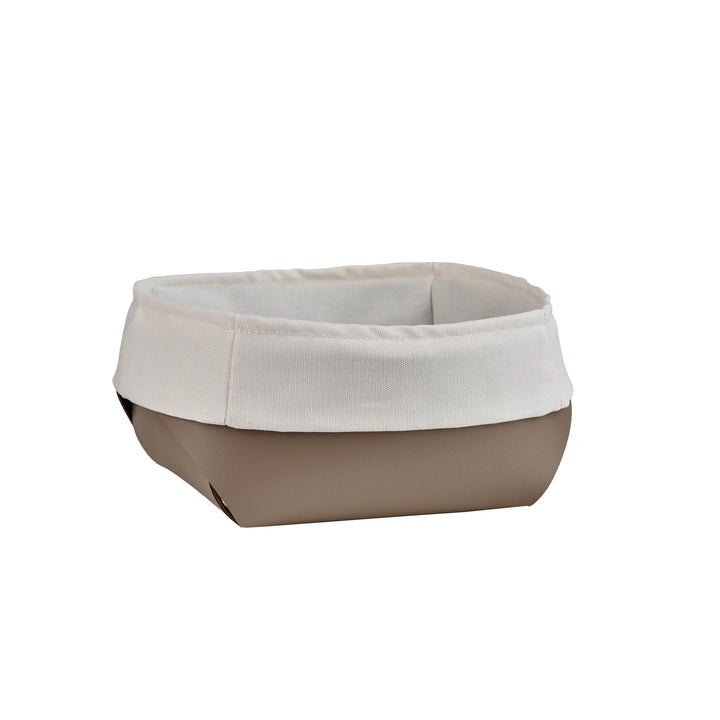 Cesto per Pane in Pelle con Sacchetto di Cotone - Set da 2 di Ekaterina Borovkova per ADJ STYLE