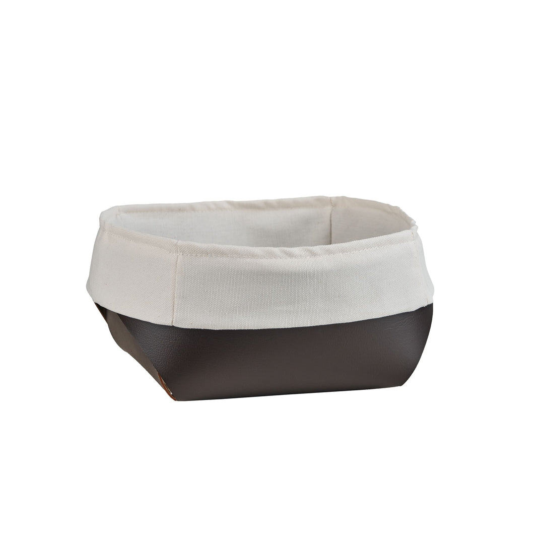 Cesto per Pane in Pelle con Sacchetto di Cotone - Set da 2 di Ekaterina Borovkova per ADJ STYLE