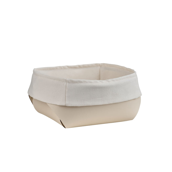 Cesto per Pane in Pelle con Sacchetto di Cotone - Set da 2 di Ekaterina Borovkova per ADJ STYLE