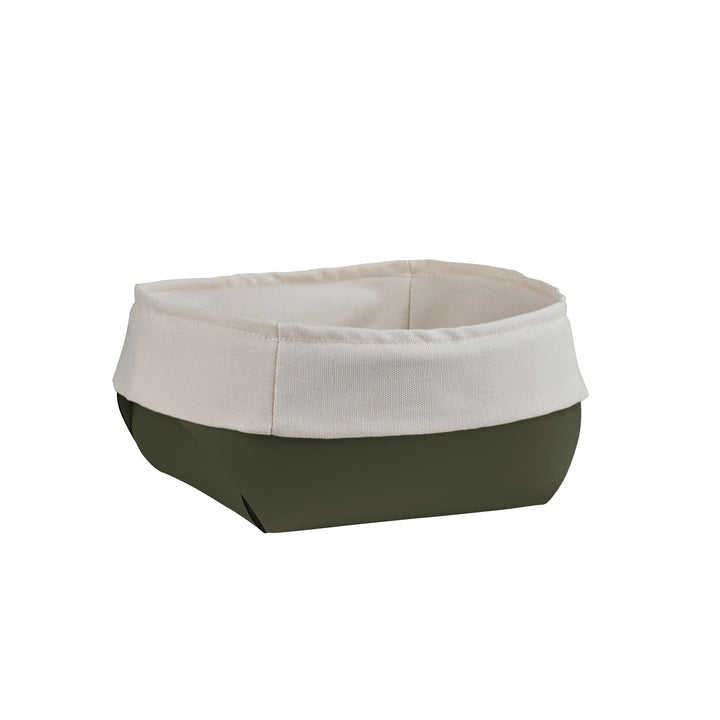 Cesto per Pane in Pelle con Sacchetto di Cotone - Set da 2 di Ekaterina Borovkova per ADJ STYLE