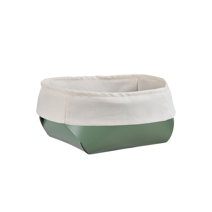 Cesto per Pane in Pelle con Sacchetto di Cotone - Set da 2 di Ekaterina Borovkova per ADJ STYLE