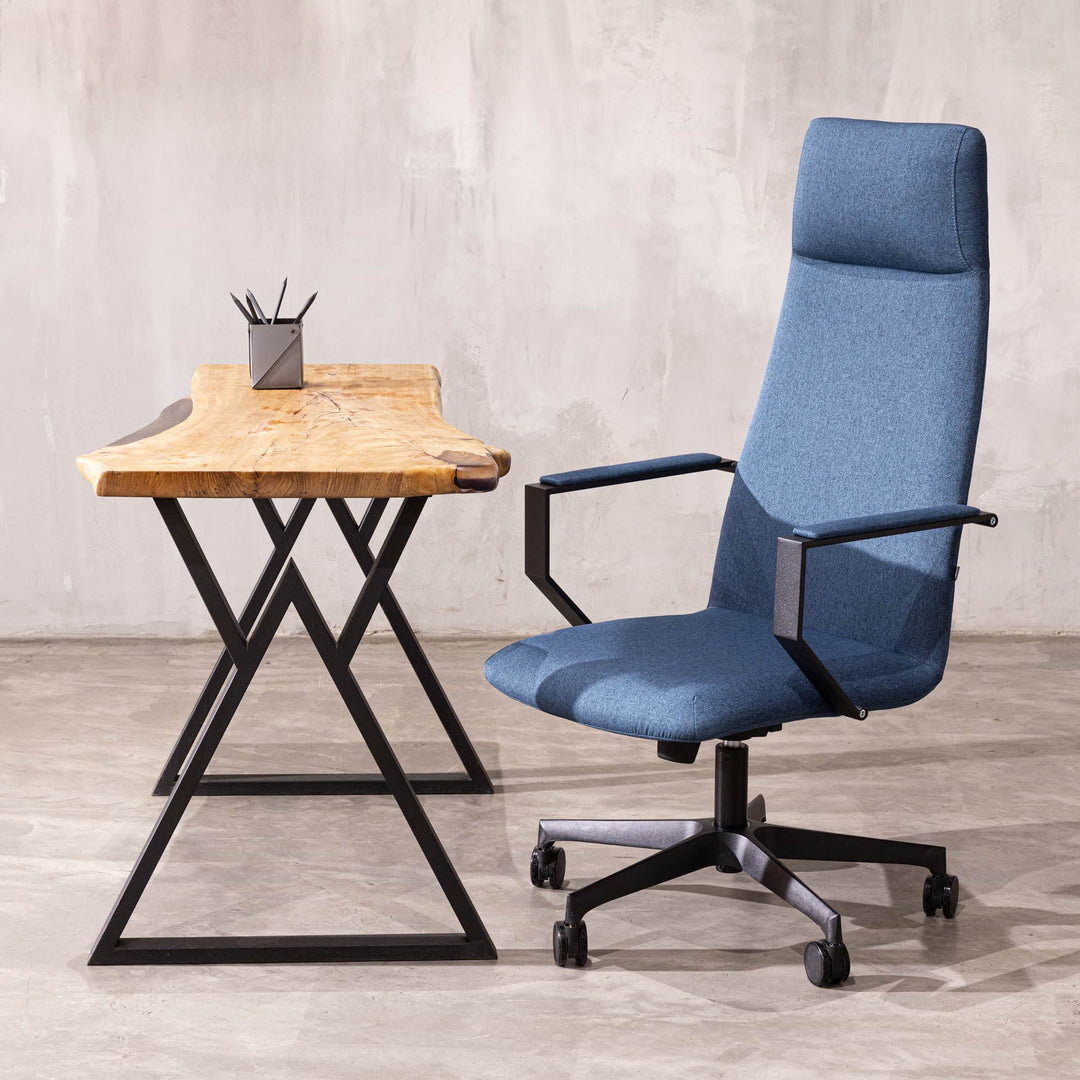 Ensemble de bureau en cuir – Plateau à papier et porte-stylo par Ekaterina Borovkova pour ADJ STYLE