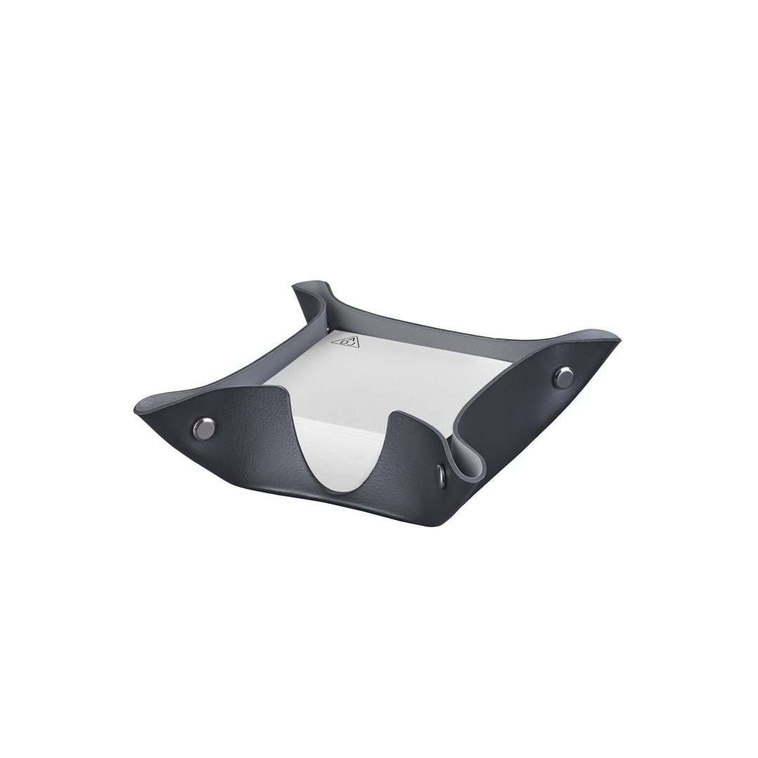 Ensemble de bureau en cuir – Plateau à papier et porte-stylo par Ekaterina Borovkova pour ADJ STYLE