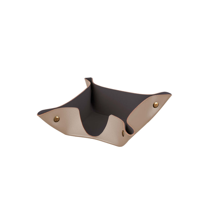 Ensemble de bureau en cuir – Plateau à papier et porte-stylo par Ekaterina Borovkova pour ADJ STYLE