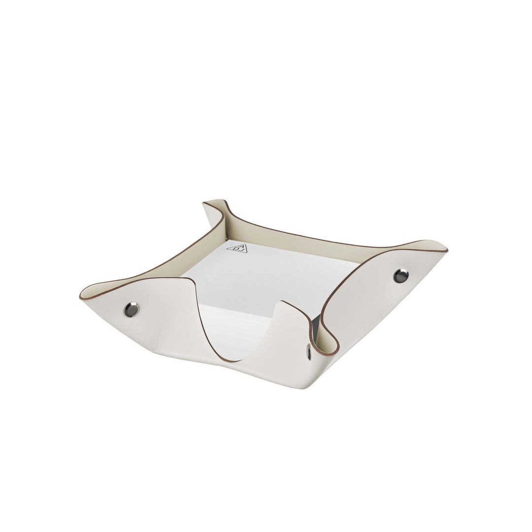 Ensemble de bureau en cuir – Plateau à papier et porte-stylo par Ekaterina Borovkova pour ADJ STYLE