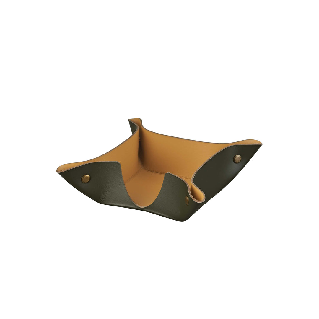 Ensemble de bureau en cuir – Plateau à papier et porte-stylo par Ekaterina Borovkova pour ADJ STYLE