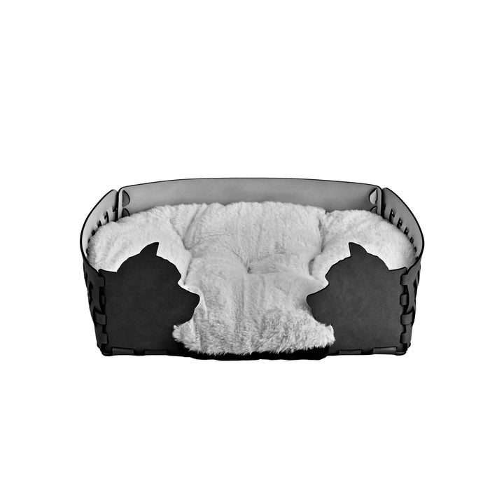 Panier en cuir pour animal de compagnie par Ekaterina Borovkova pour ADJ STYLE