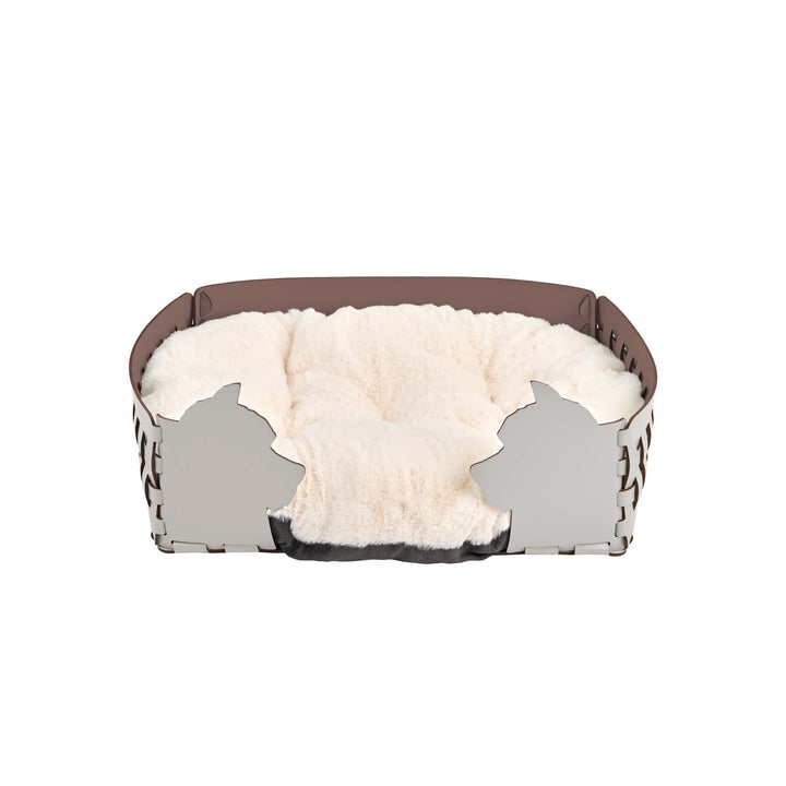 Panier en cuir pour animal de compagnie par Ekaterina Borovkova pour ADJ STYLE