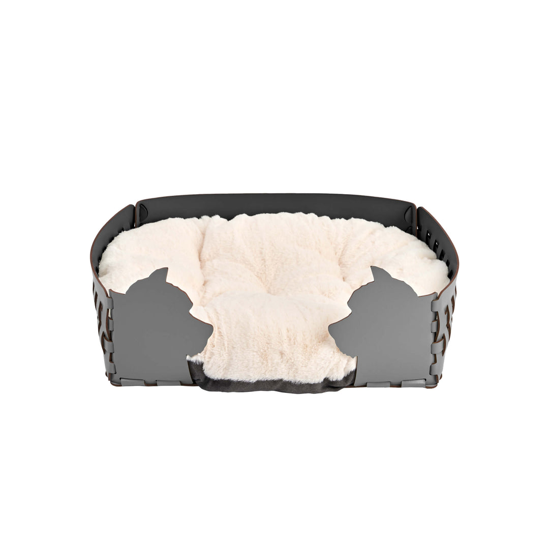 Panier en cuir pour animal de compagnie par Ekaterina Borovkova pour ADJ STYLE