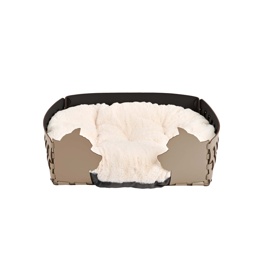 Panier en cuir pour animal de compagnie par Ekaterina Borovkova pour ADJ STYLE