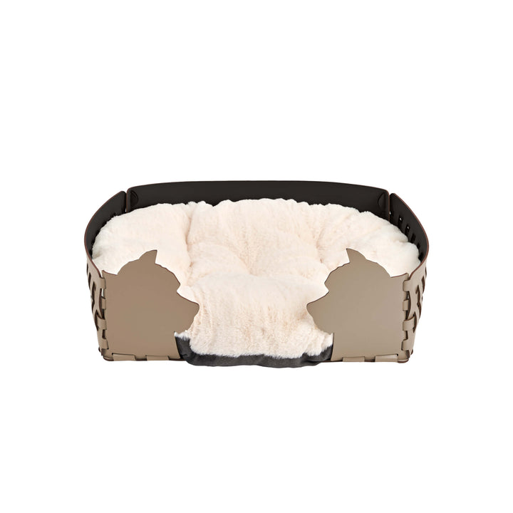 Panier en cuir pour animal de compagnie par Ekaterina Borovkova pour ADJ STYLE