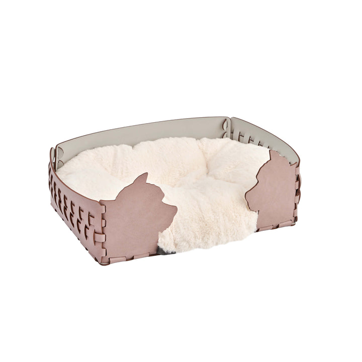 Panier en cuir pour animal de compagnie par Ekaterina Borovkova pour ADJ STYLE