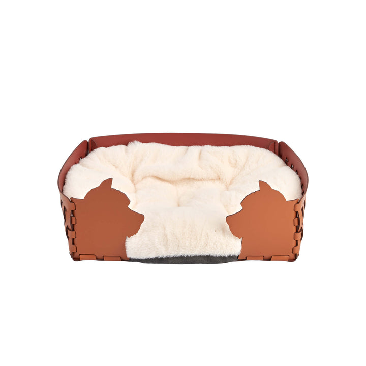 Panier en cuir pour animal de compagnie par Ekaterina Borovkova pour ADJ STYLE