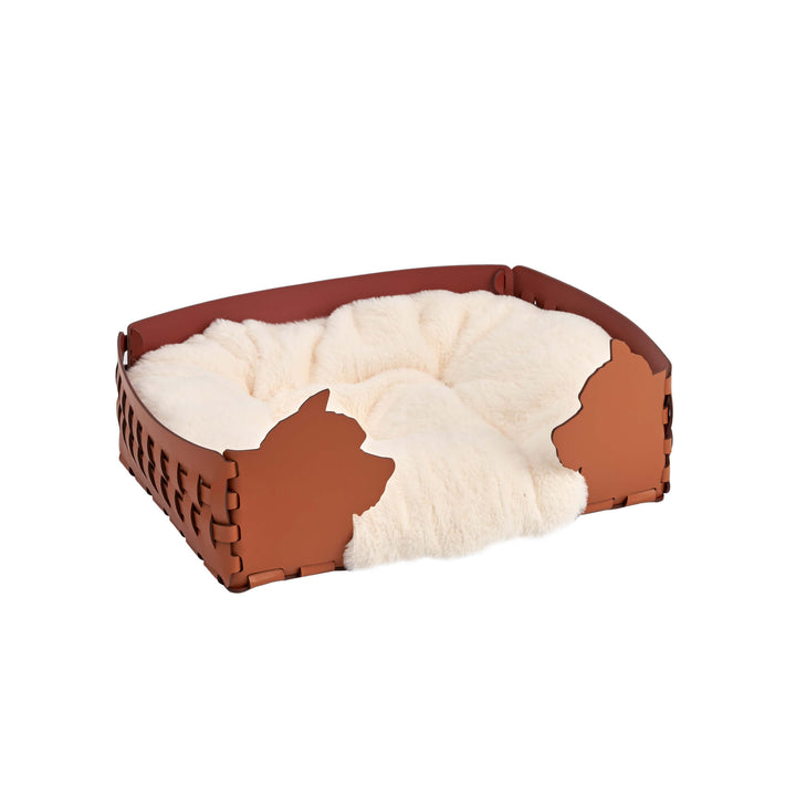 Panier en cuir pour animal de compagnie par Ekaterina Borovkova pour ADJ STYLE