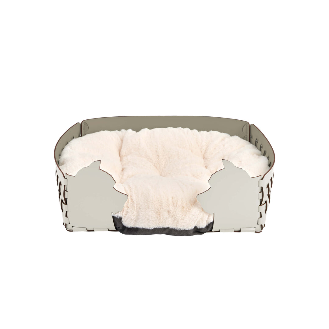 Panier en cuir pour animal de compagnie par Ekaterina Borovkova pour ADJ STYLE