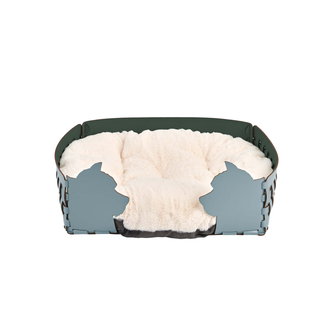 Panier en cuir pour animal de compagnie par Ekaterina Borovkova pour ADJ STYLE