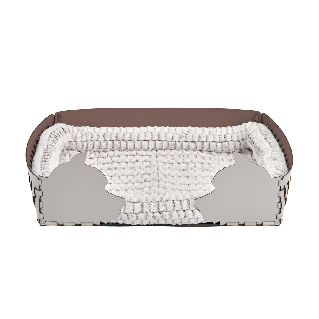 Panier en cuir pour animal de compagnie par Ekaterina Borovkova pour ADJ STYLE