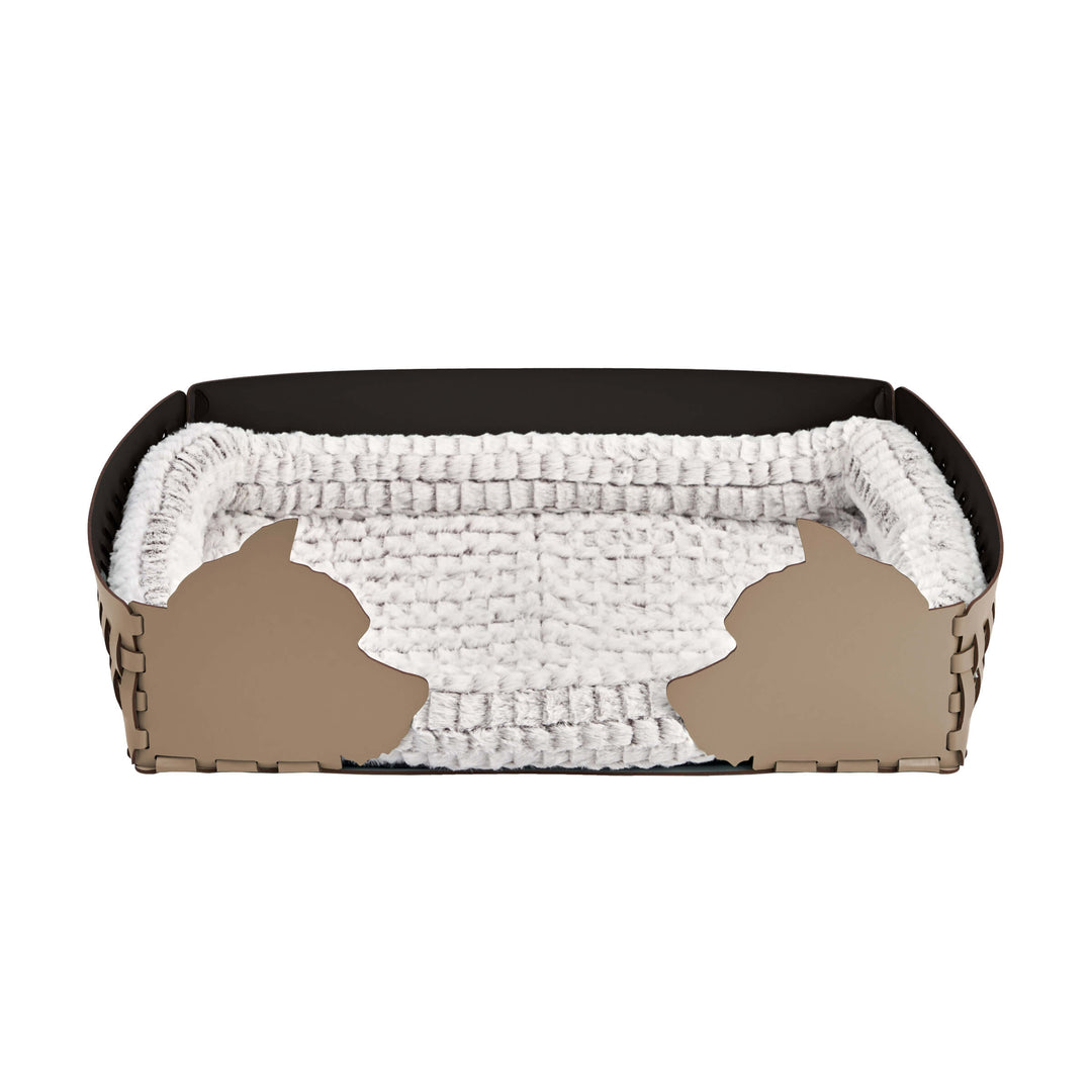 Panier en cuir pour animal de compagnie par Ekaterina Borovkova pour ADJ STYLE