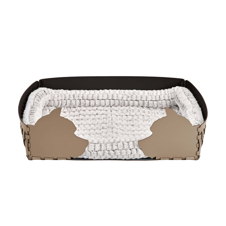 Panier en cuir pour animal de compagnie par Ekaterina Borovkova pour ADJ STYLE