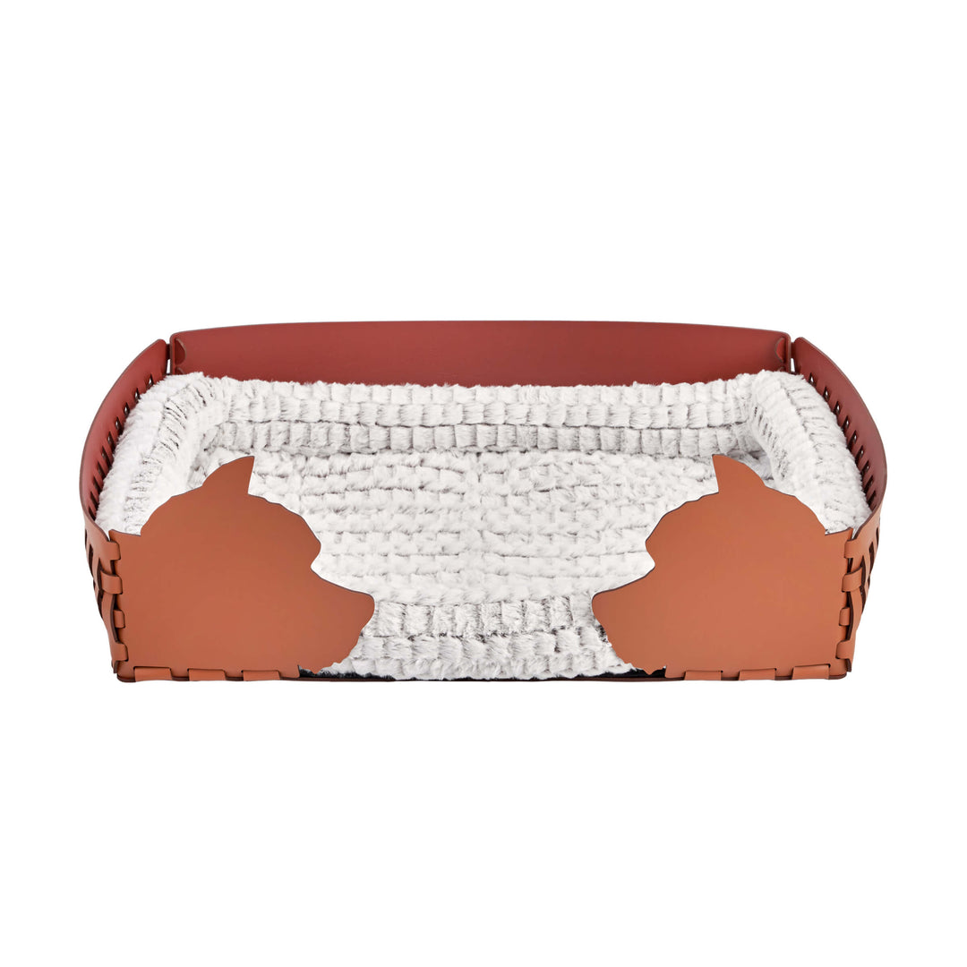 Panier en cuir pour animal de compagnie par Ekaterina Borovkova pour ADJ STYLE